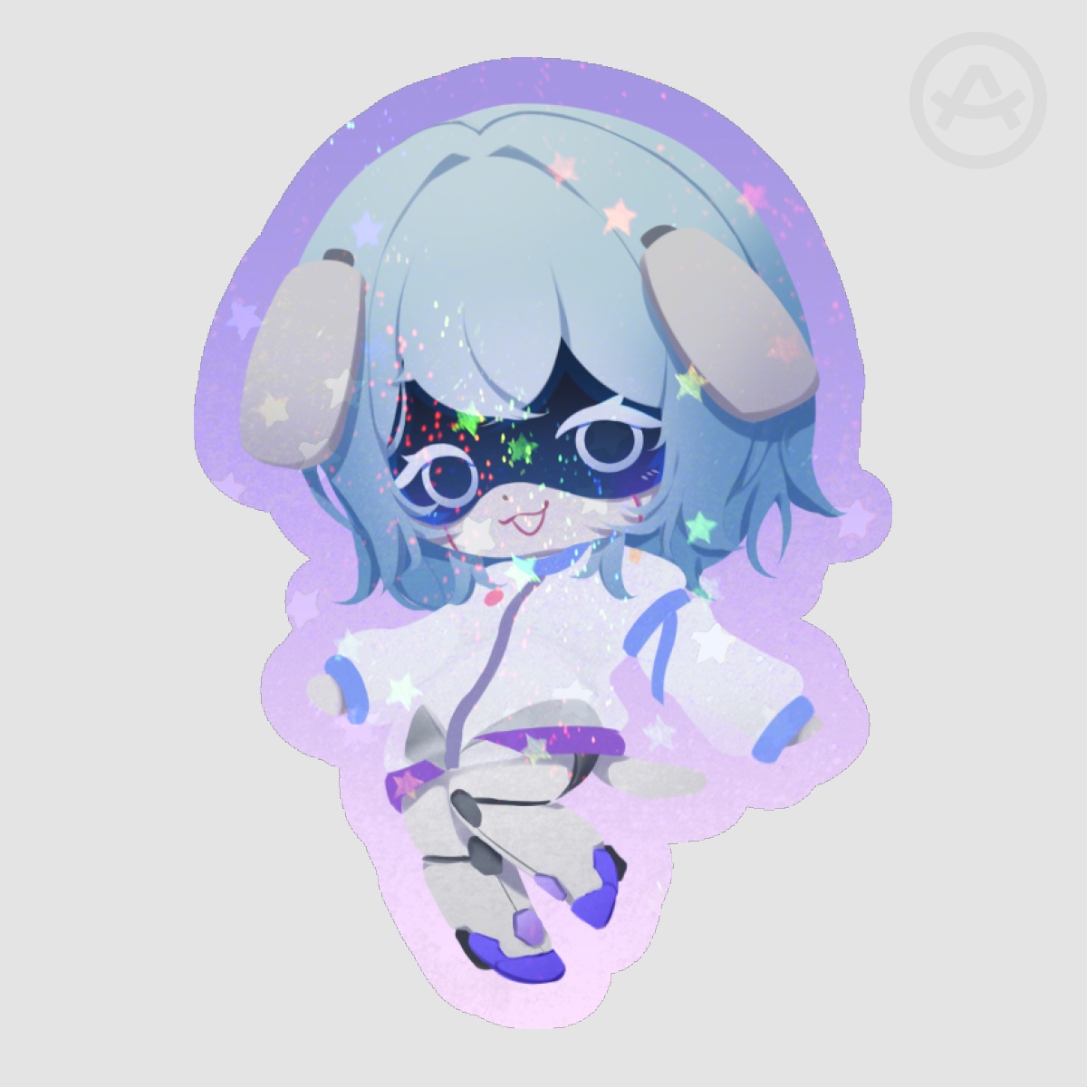 Dewa Shiny Colored Edge Sticker