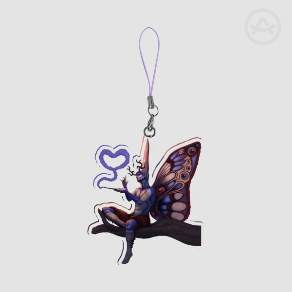 Heart Faerie Acrylic Keychain