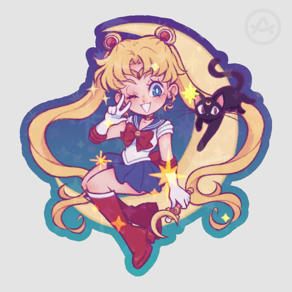 Sailor Moon Holo-Star Sticker