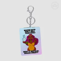 ( Don’t sell your soul )  Rainbow Acrylic Keychains