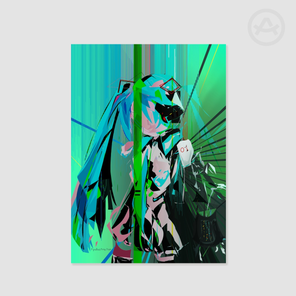 Hatsune Miku Small Poster [8.27" x 11.69"]