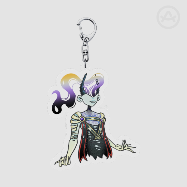 Ashiok Pride Keychain