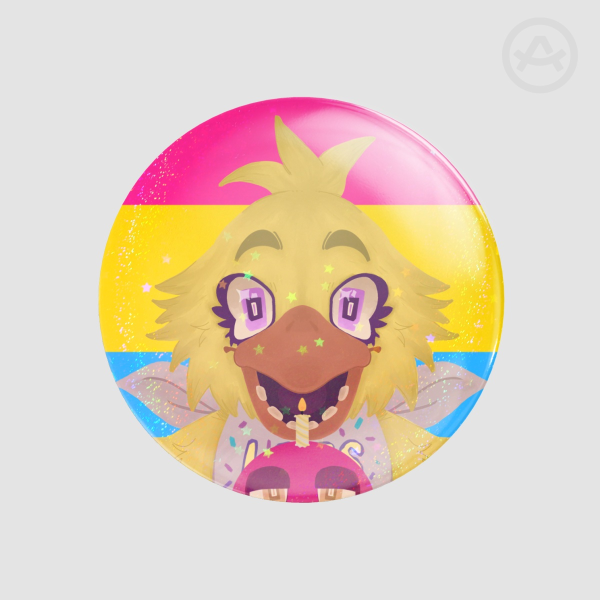 Chica Pansexual Pride Badge