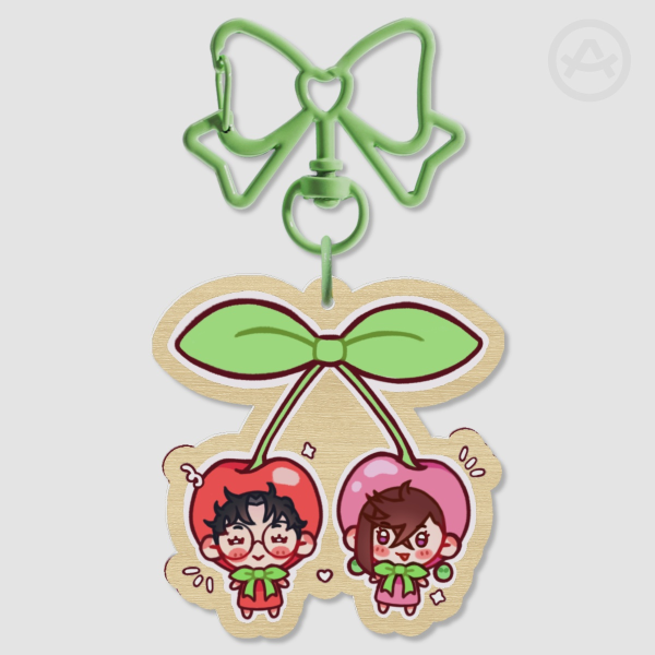 Momokarun DDD Wood Keychain