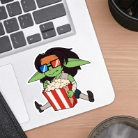 Goblin at the Movie Night - Sticker