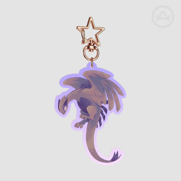 Colored Edge Acrylic Keychains