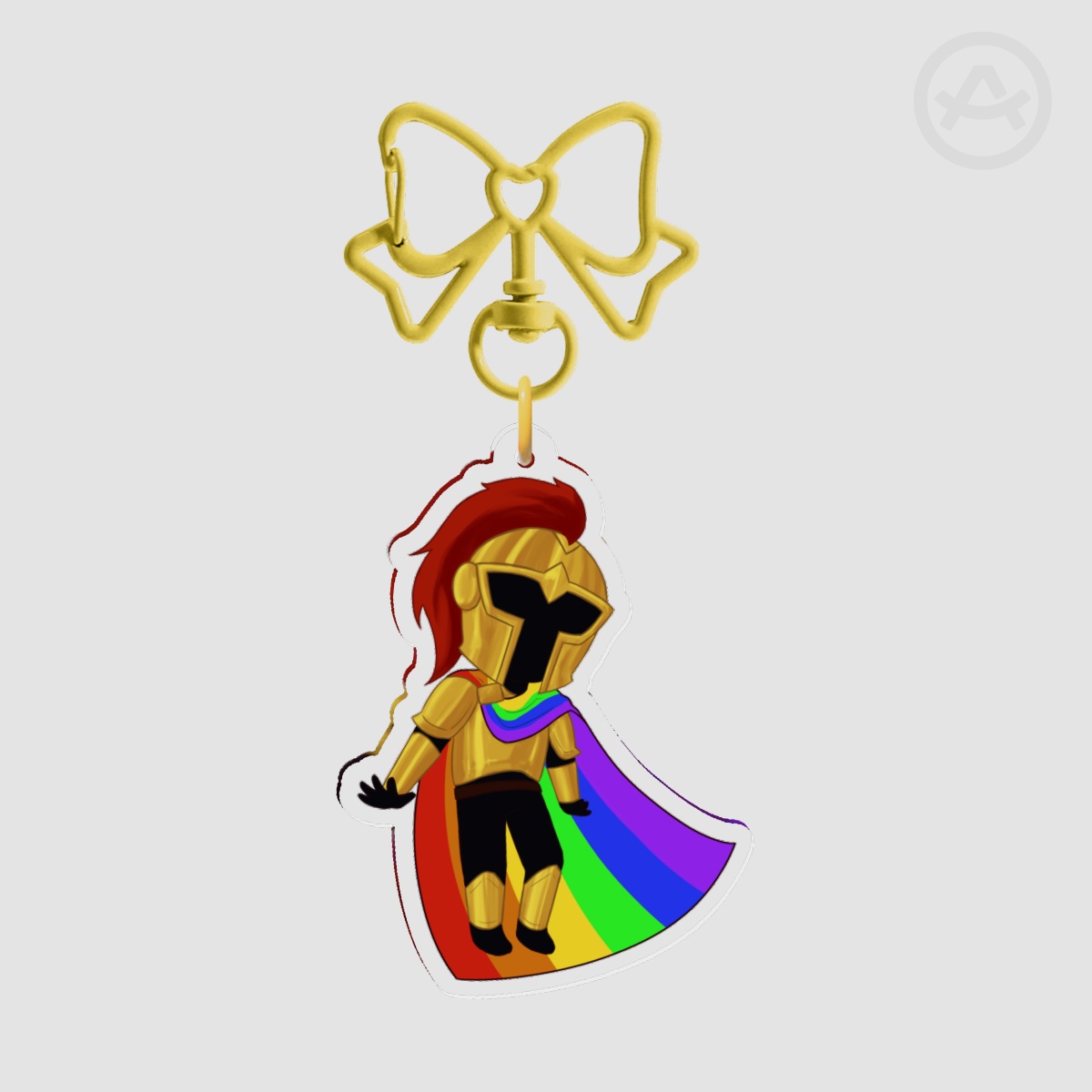 D3rlord3 LGBT Flag Keychain