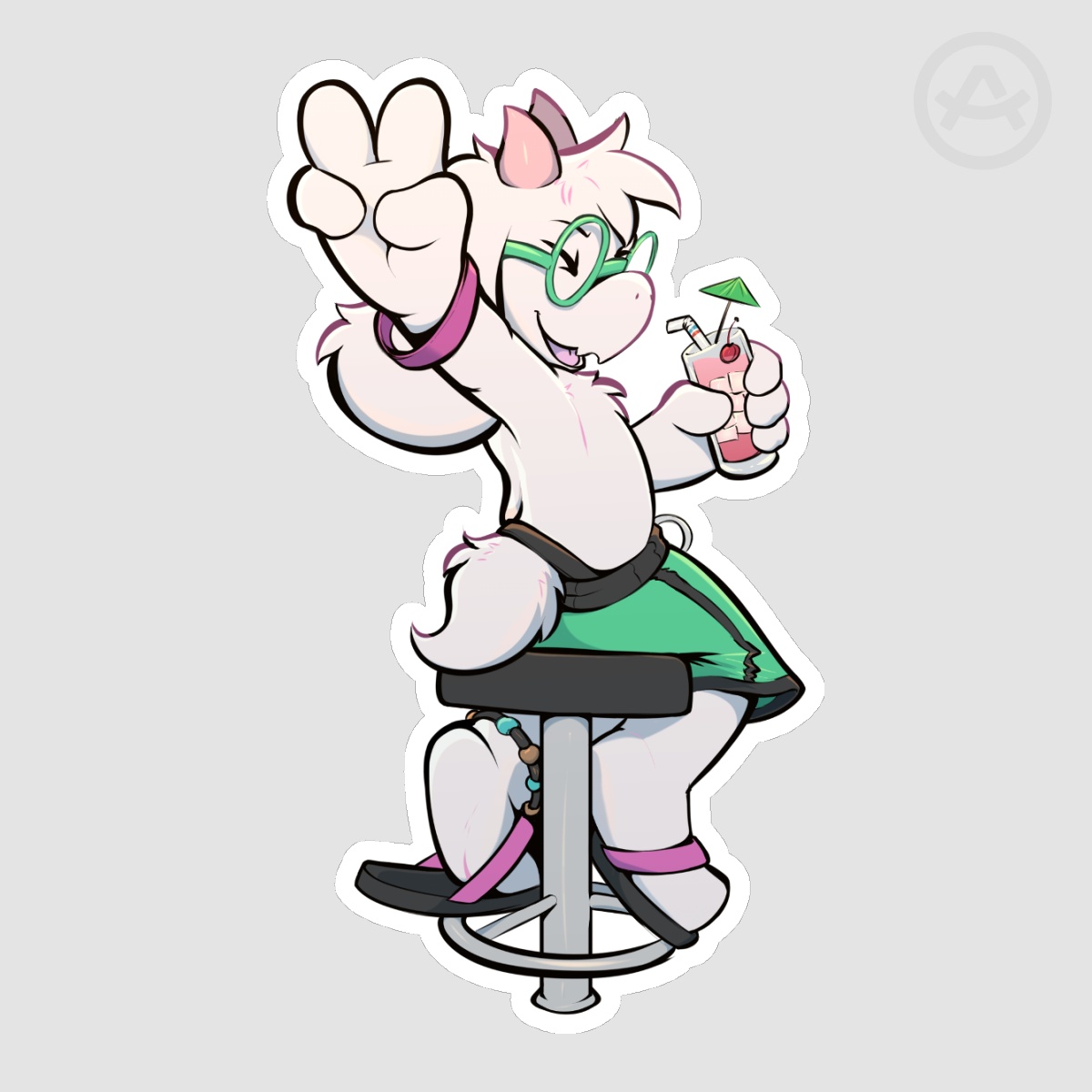 Summer Series - Ralsei Sticker