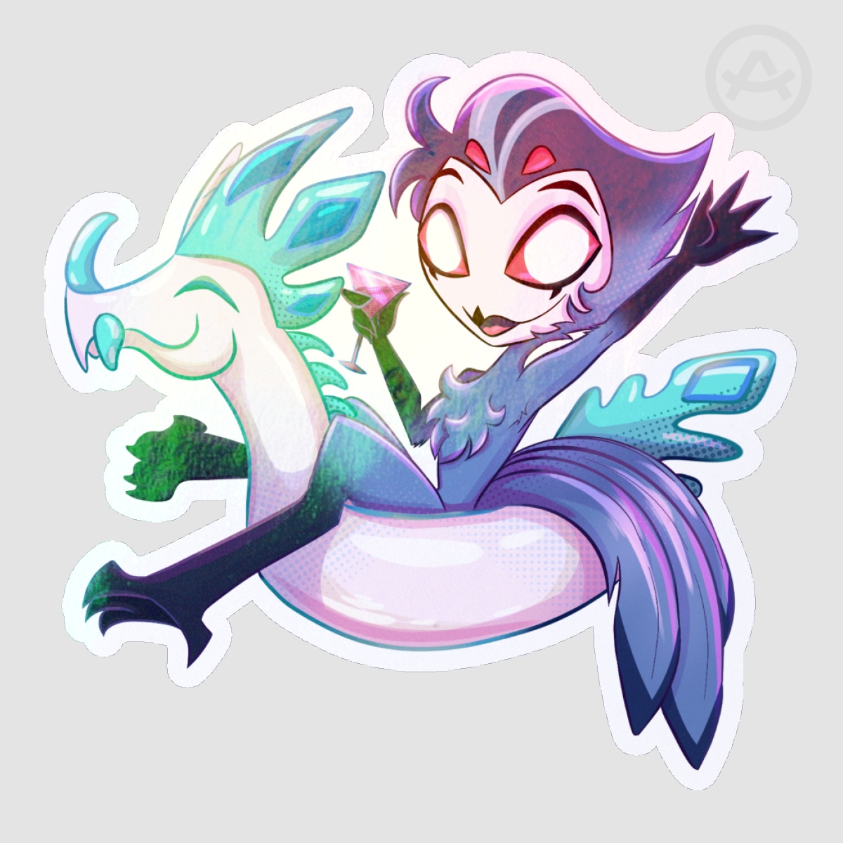 Stolas Summer Edition 3"/7.5cm Stickers