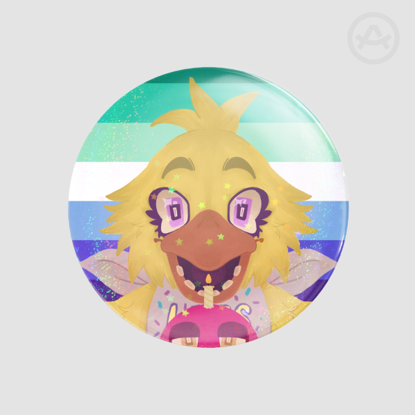 Chica MLM Pride Badge