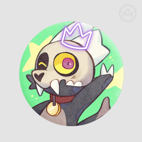 King | Plushie Badges