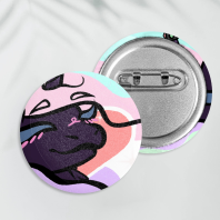 Glamora Fictosexual Badge | Plush