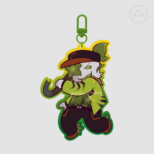 Griefer Blocktales Clear Acrylic Keychains