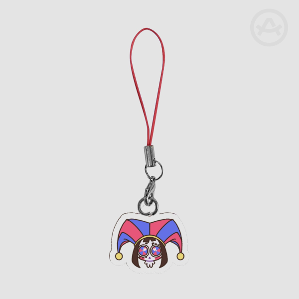 Pomni Tadc Clear Acrylic PhoneCharm