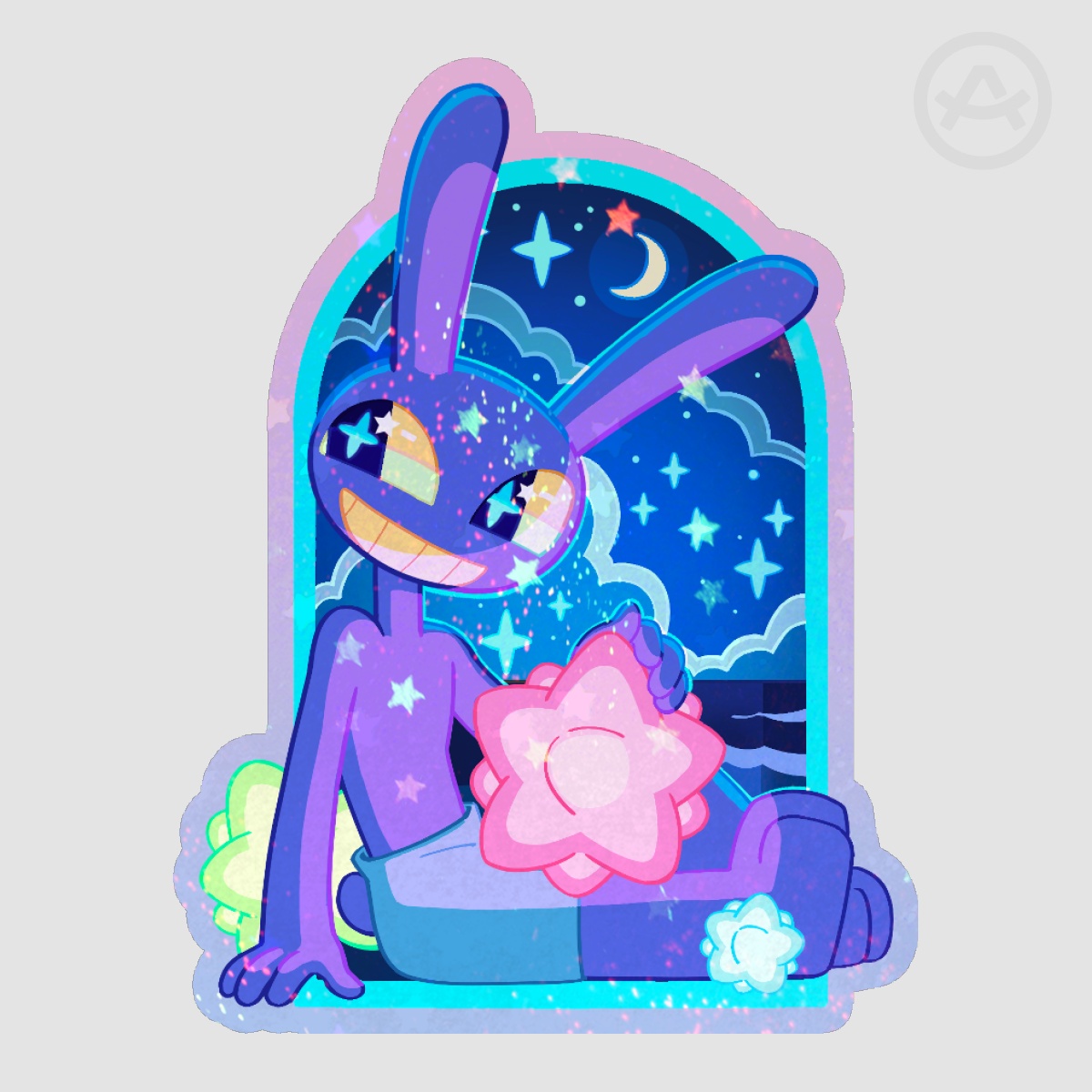 Stargazer Jax Holographic Sticker