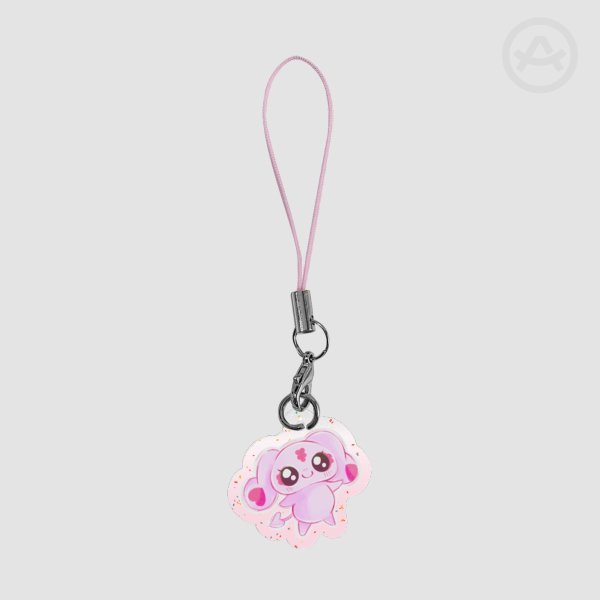 Glitter Acrylic Keychains