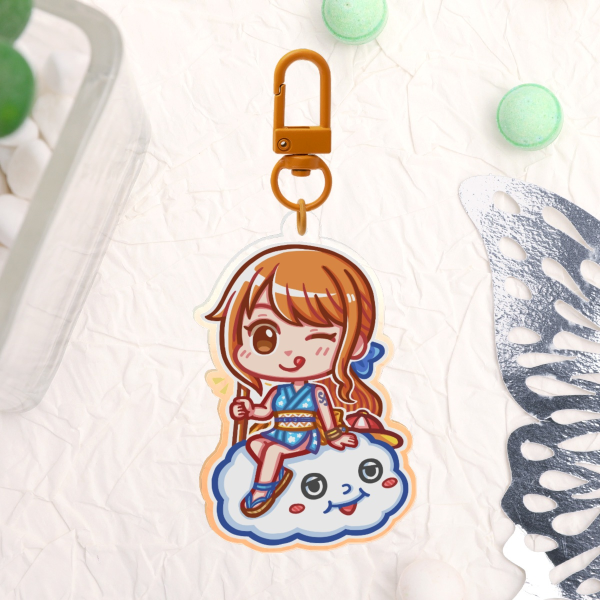 One Piece Nami Chibi Keychain