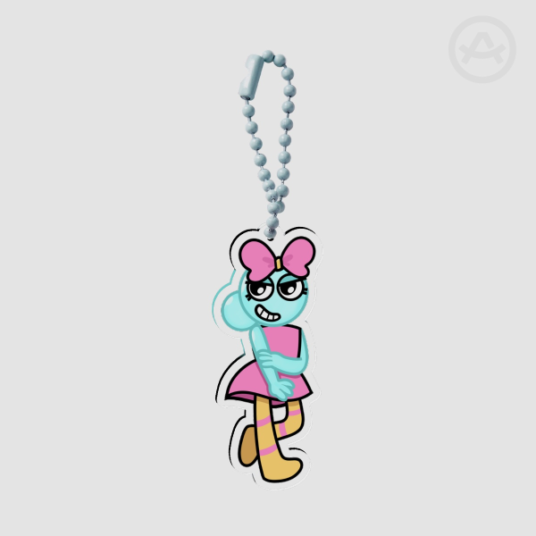 Dandy's World Poppy Keychain