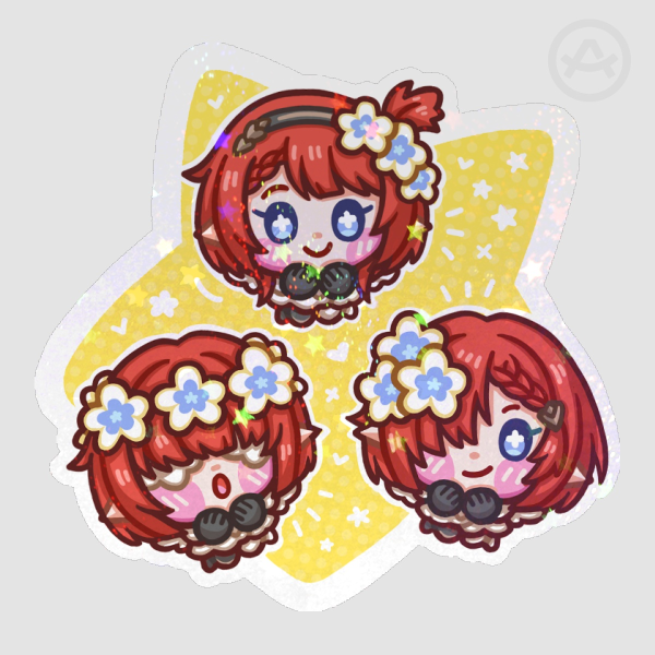 HSR Tribbie Holo Star Sticker