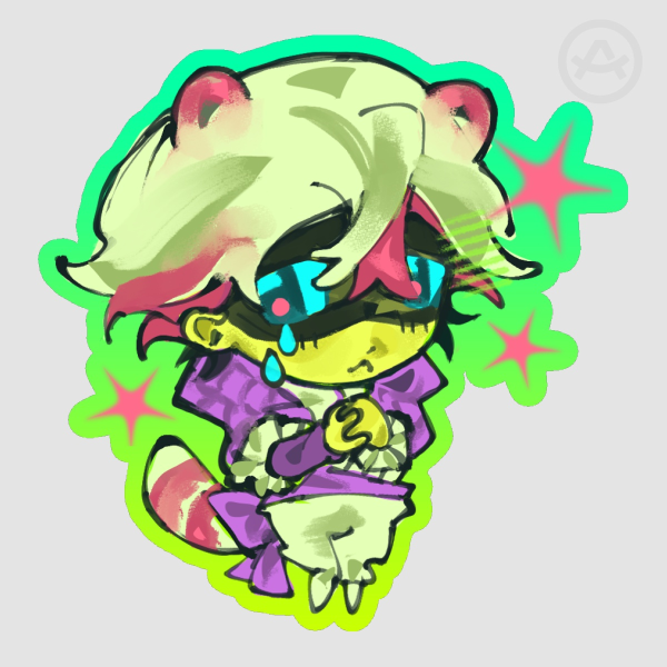 Colored Edge Die Cut Stickers