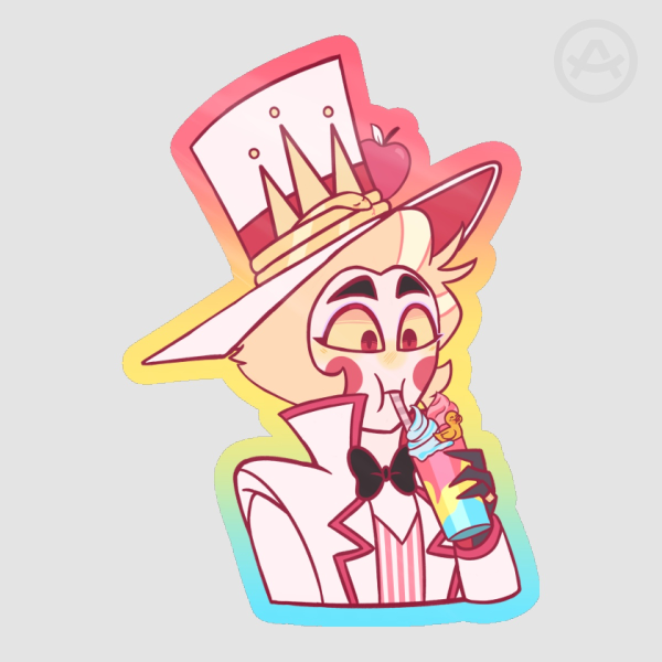 Lucifer Pride Month || Colored Edge Die Cut Stickers