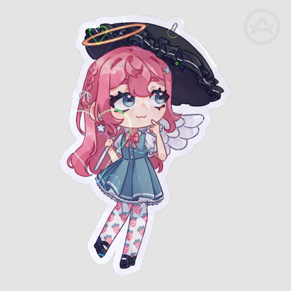 Shoulder Angel Sticker