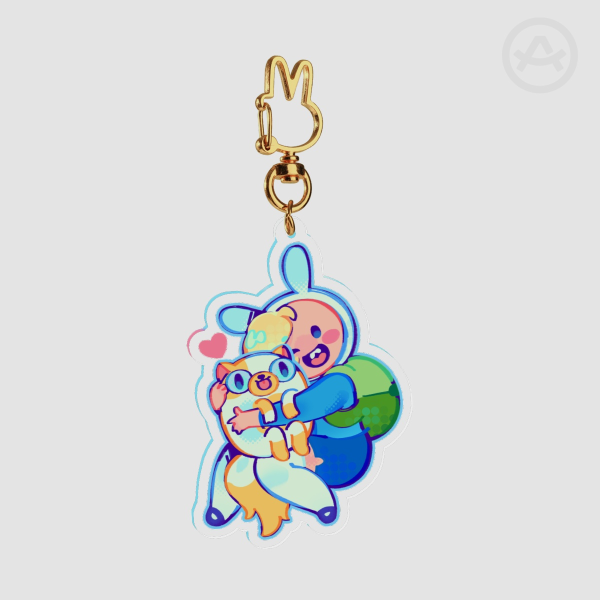 Fionna and Cake | Clear Acrylic Keychain