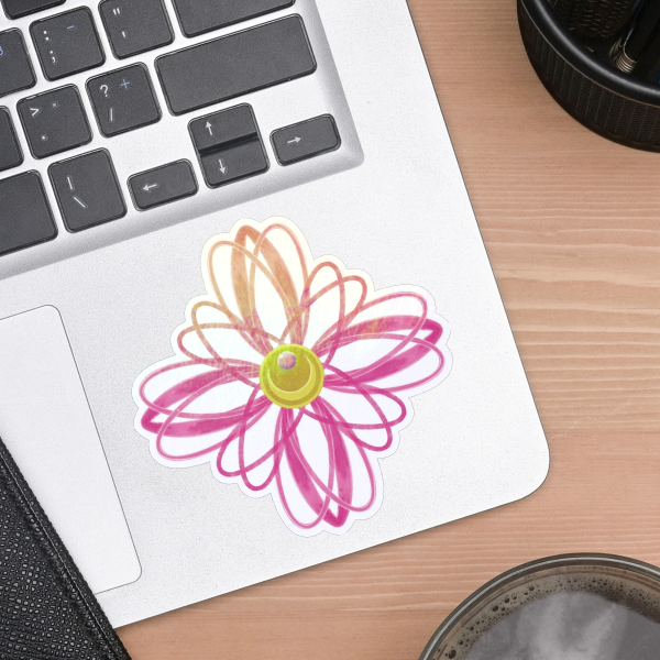 Transformation Ribbons Die Cut Stickers