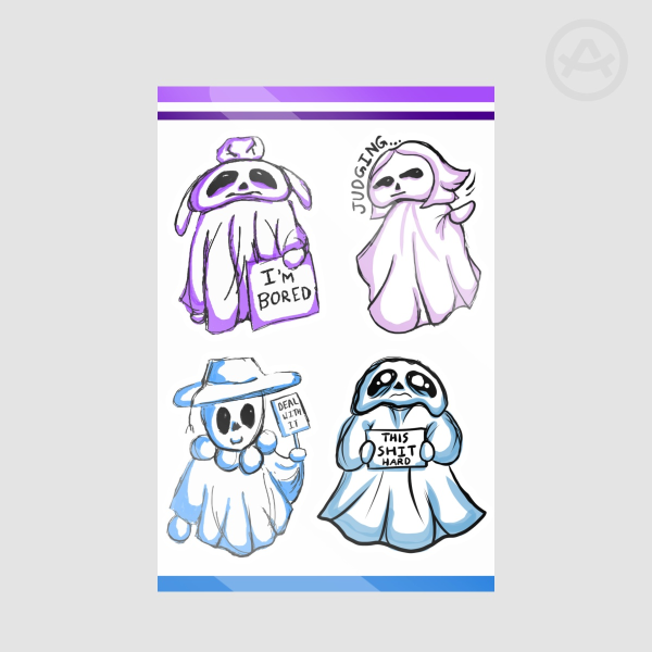 Stickers Sheet design