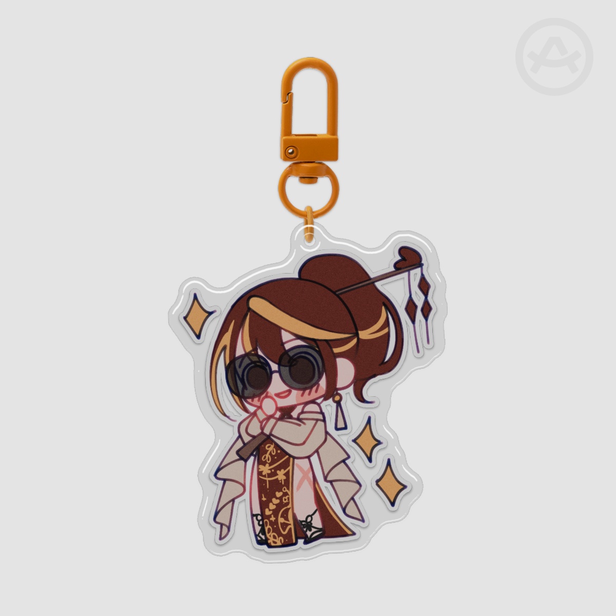 [2.36 inch] Danny Amberynth - Arri Virtual Doodle Epoxy Keychain