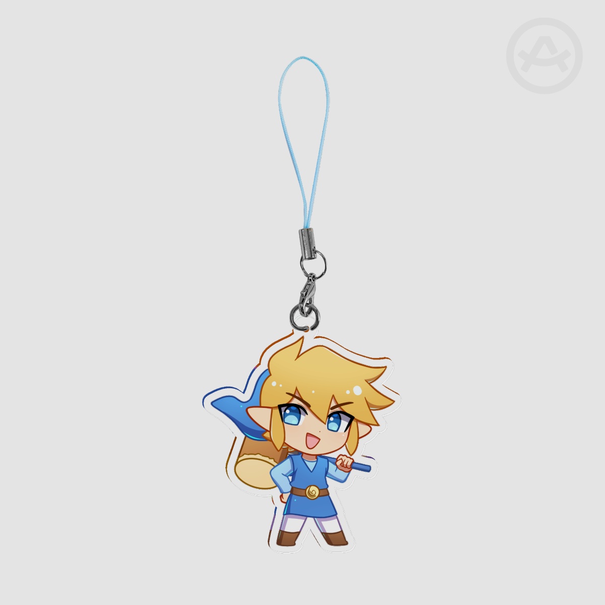 Blue Link Acrylic Keychain