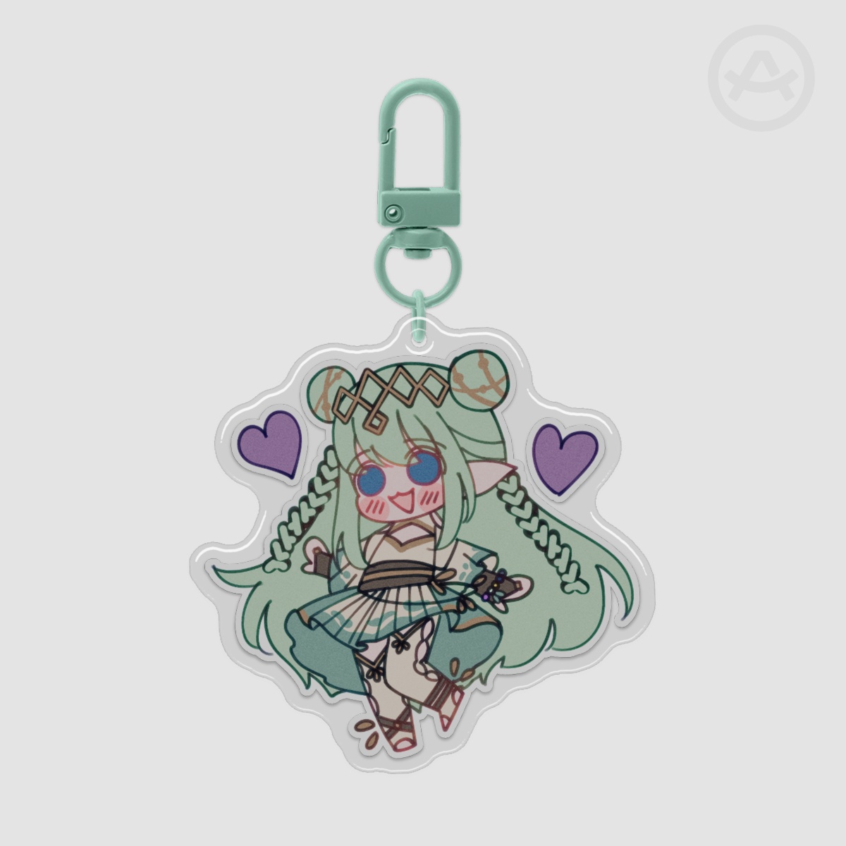 [2.36 inch] Kasumi Toka - Arri Virtual Doodle Epoxy Keychain