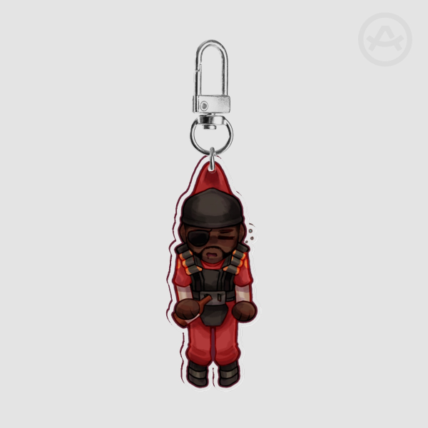 TF2 Demoman Keychain