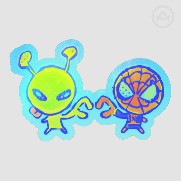 Colored Edge Die Cut Stickers