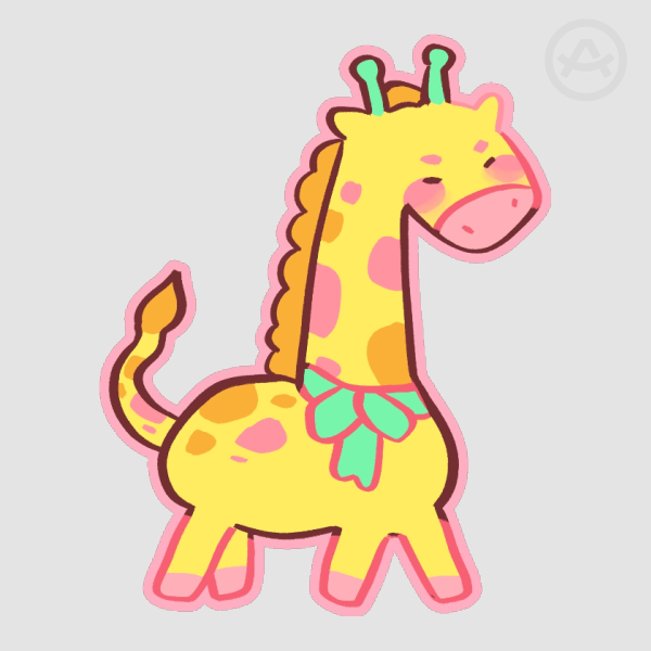 Giraffe Sticker