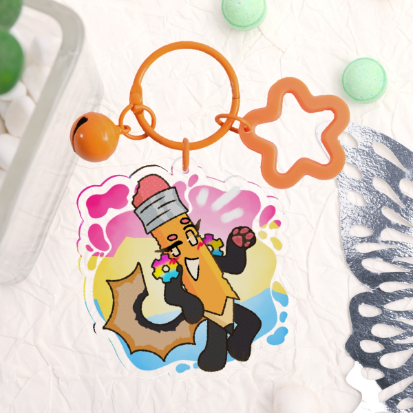 Pan Pencil BFDI Keychain