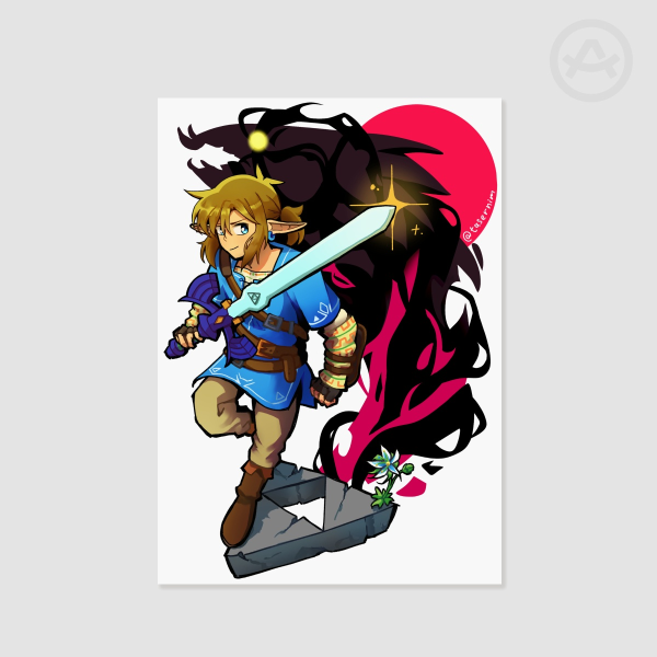 A5 Link BOTW Print