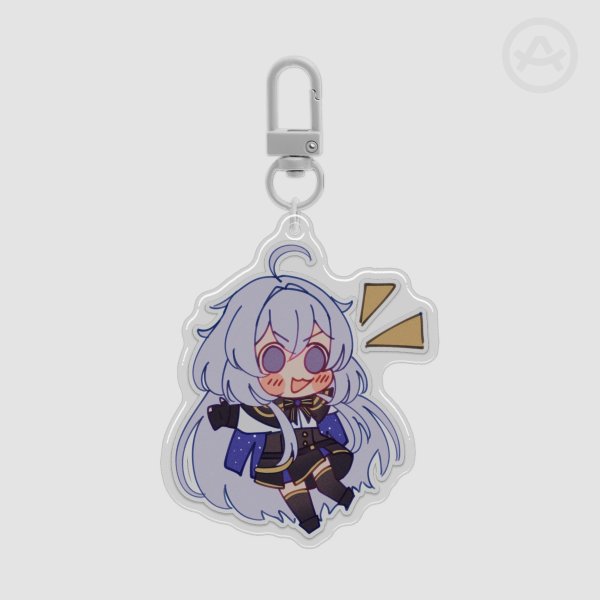 [2.36 inch] Sasayaka Lumi - Arri Virtual Doodle Epoxy Keychain