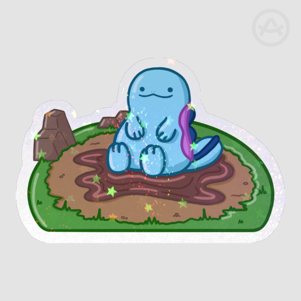 Quagsire Mud Sticker