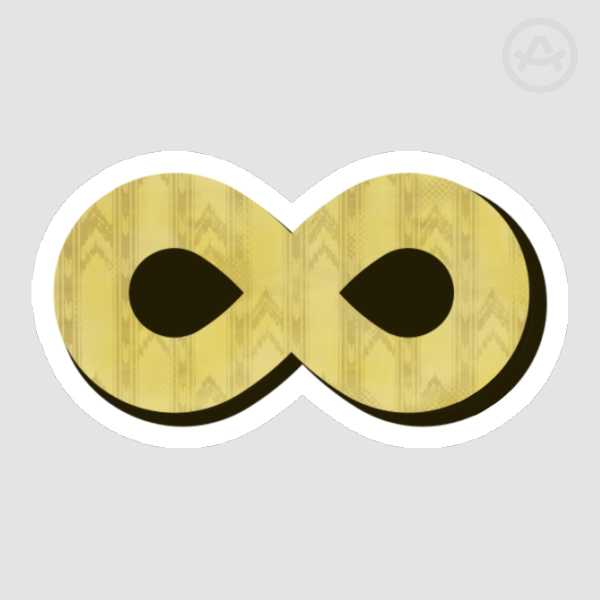 Backrooms Infinity Sign Matte Sticker