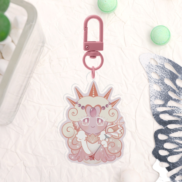 White Pearl Cookie - Cookie Run Kingdom Acrylic Charm