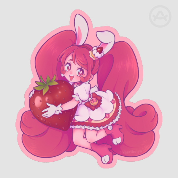 Cure Whip Sticker - Fruit ver