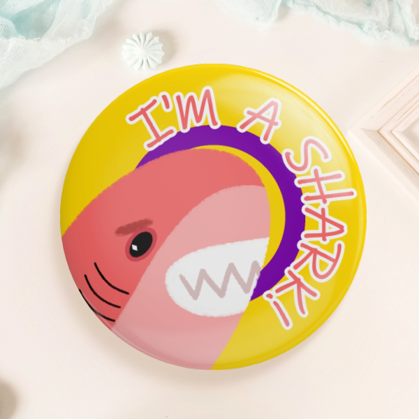 Nimona Blahaj Intersex flag | Pride pin