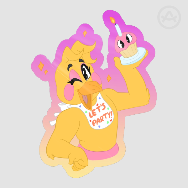 Toy Chica - Die Cut Sticker