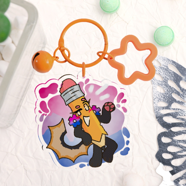 Bi Pencil BFDI Keychain