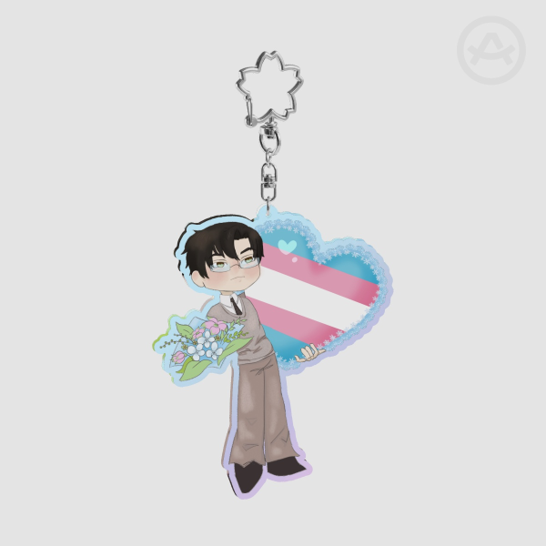 Zayne LADS Pride Keychain - Trans