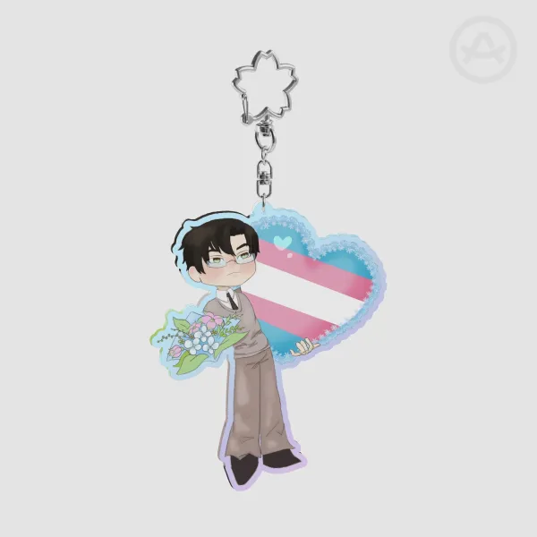 Zayne LADS Pride Keychain - Trans