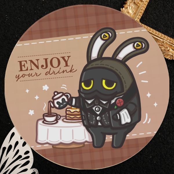 (ZZZ) Butler Bangboo Coaster Wood Zenless Zone Zero
