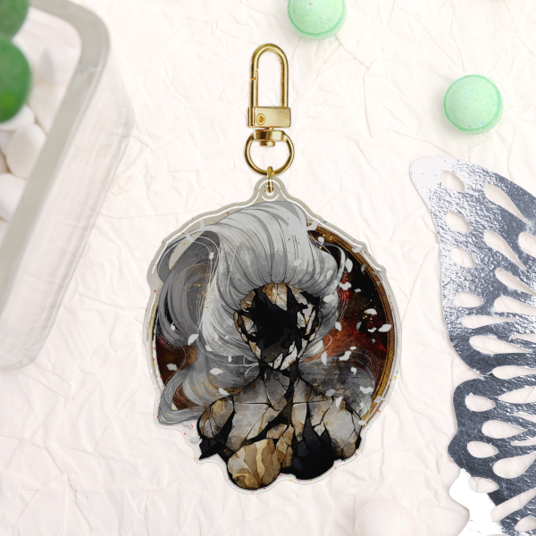 The paintress Glitter Epoxy charm