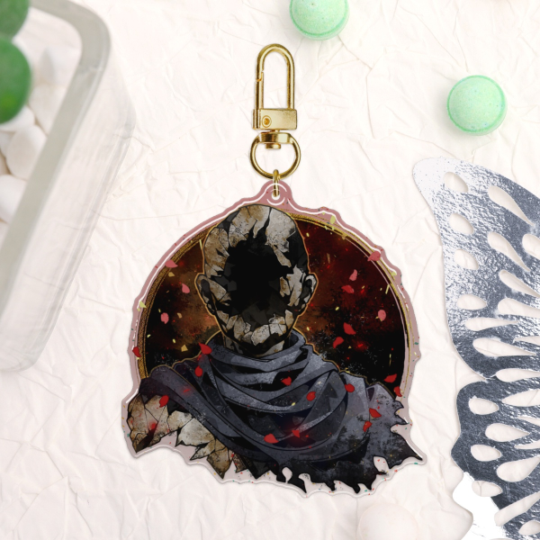 The curator glitter Epoxy charm